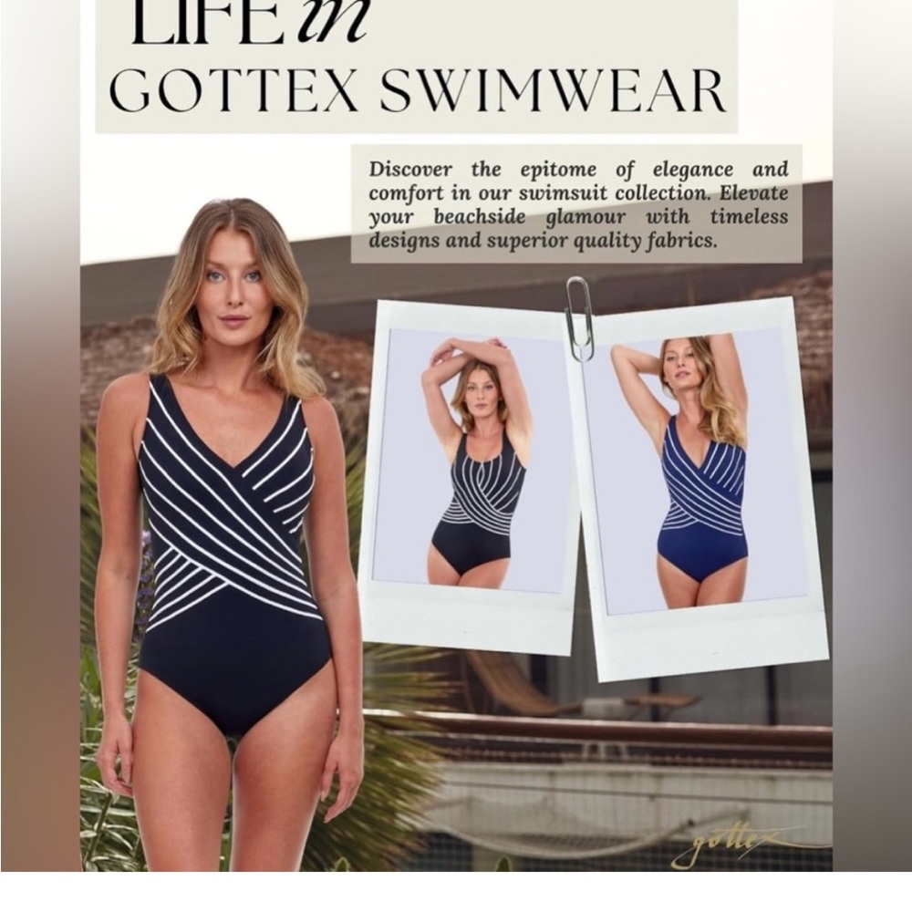 Gotten brand Elegant Black and Gold Women's Swimsuit